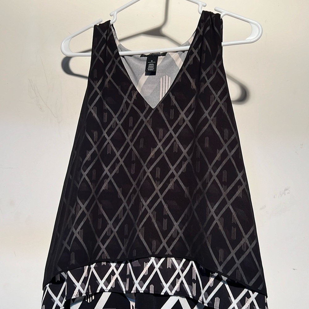 WHBM blouse with layers in the back​